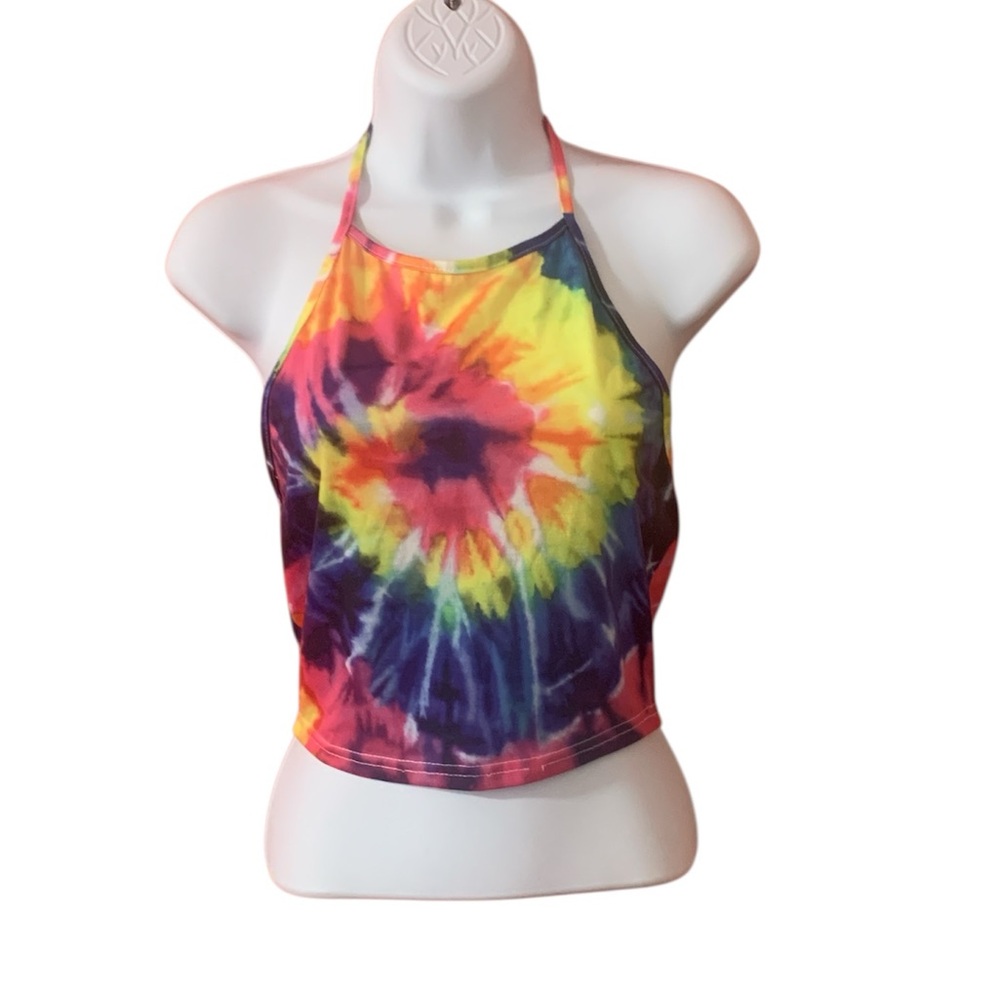 SHEIN Tie-Dye Crop Top S